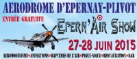 festivités Epern Air Show. Du 27 au 28 juin 2015 à plivot. Marne. 